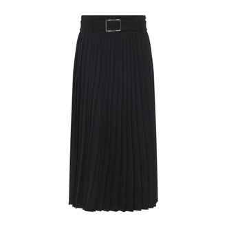 Sportmax Sportmax, Midi Skirts, female, Black, Size: 2XS Midi Skirt