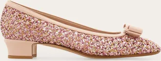 Ferragamo Women Vara bow pump Pink Size 10.5