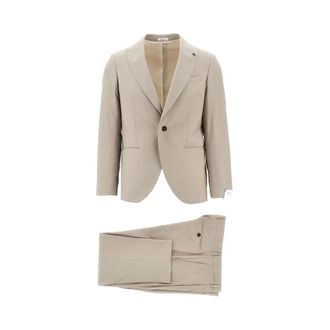 Breras Milano Biella single-breasted tailored suit Man 46