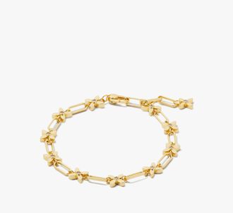 Kate Spade New York Womens Heritage Bloom Line Bracelet in Beige