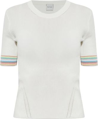 Paul Smith T-shirt a righe - Bianco