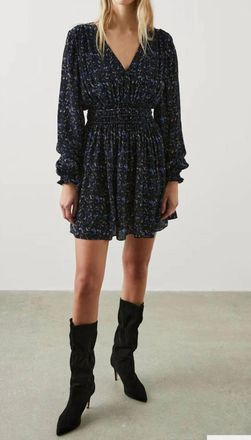 Rails Delaney Dress In Cobalt Static