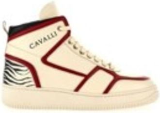 Roberto Cavalli Zebra Detail High-Top Sneakers, Brand Size 39 ( US Size 6 )