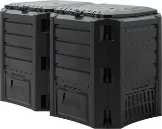 Prosperplast Deuba Compostador De Jard&iacute;n Para Creaci&oacute;n De Humus Resistente A La Intemperie - Varios Tama&ntilde;os 800 Litros