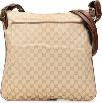 Gucci Borsa a tracolla in tela GG 2000-2015 - Marrone