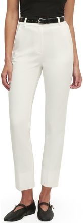 Favorite Daughter The Favorite High Waist Ankle Cigarette Pants in Ivory at Nordstrom, Size 10