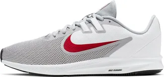 Nike Downshifter 9 Wolf Grey Red AQ7481-006