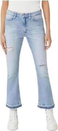 Dondup Open Hem Mandy Jeans - Dames - Bootcut Jeans - Blauw - W27 - Jeans