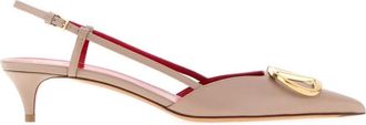 Valentino Garavani Pink Logo Pumps