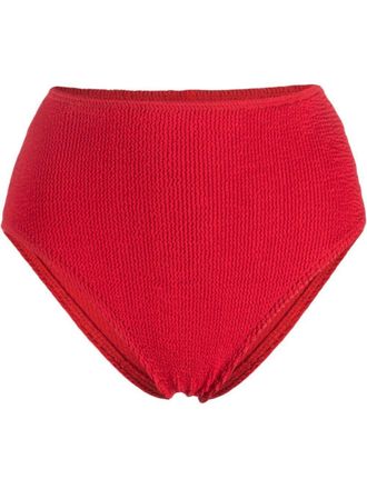 Bond-Eye high-waisted bikini bottoms - women - Polyamide/Recycled Polyamide/Spandex/Elastane - One Size - Red