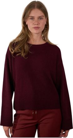 Allude Truien & Vesten, Dames, Rood, XL, Kasjmier, Pullover