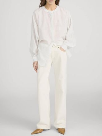 Frame Denim Gallery Shirt In Cream Multi