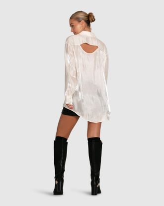 Belle & Bloom Back To You Iridescent Shirt
