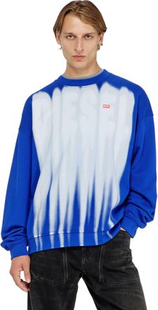 Diesel Cotton sweatshirt with graphic print - Sweaters - Man - Multicolor