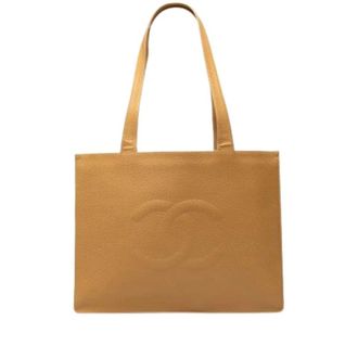 Chanel Pre-owned Vintage Caviar Leather Tote - Pre-owned - Mujer - Beige - ONE SIZE
