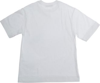 Marni Boys Kids T-Shirt Front Print White Cotton T-Shirts And Polos