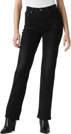 Levi's High Waist Straight Leg Jeans in Worn Midnight at Nordstrom, Size 29 X 32