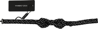 Dolce & Gabbana Black Polka Dots Silk verstelbare nek papillon mannen bogen herenbind