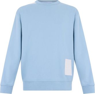 Stone Island Sweatshirt met ronde hals - Heren - Sweatshirts - Blauw - L - Katoen - Hoodies & sweatvesten