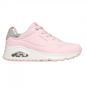 Skechers Womens/Ladies Uno Stand On Air Wedge Trainers (Pink) - Size UK 6