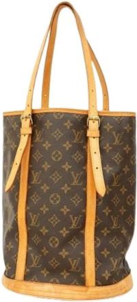 Louis Vuitton Pre-owned Bucket Bags, female, Brown, Size: ONE SIZE Pre-owned Bucket Bag