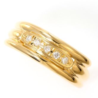C&A Yellow Gold Yellow Gold (18K) Band Ring (Pre-Owned)