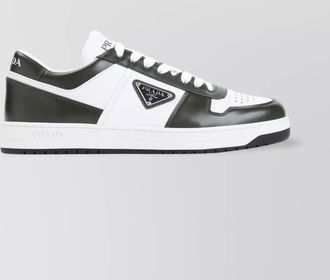 Prada leather low-top sneakers