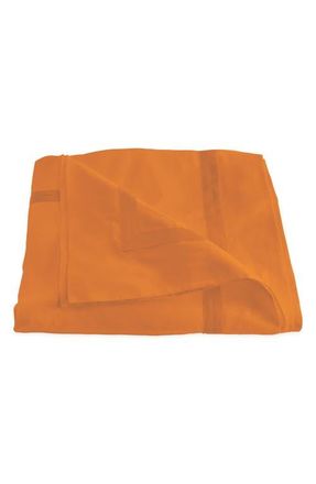 Matouk Nocturne Duvet Cover in Tangerine at Nordstrom, Size Full