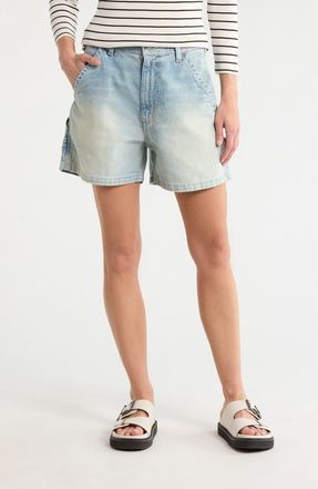 Denimist Denim Carpenter Shorts in Jinx Blue at Nordstrom Rack, Size 32