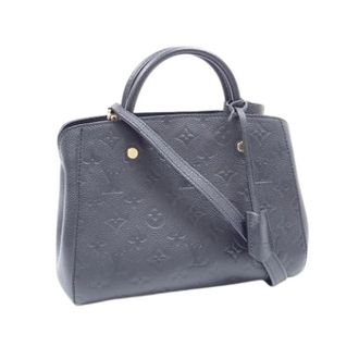 Louis Vuitton Pre-owned Handbags, female, Black, Size: ONE SIZE Pre-owned Montaigne BB Handbag