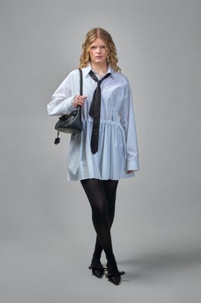 Balenciaga Hourglass Shirt Dress