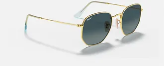 Ray-Ban Unisex - 0Rb3548N Polarized Sunglasses In Gold Blue