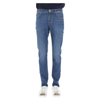 Jacob Cohen Slim-fit Jeans, male, Blue, Size: W33 Bard Resort Slim-fit Jeans