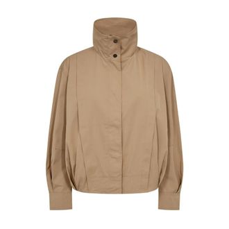 Co'Couture Francis Balloon Jacket - Dames - Zomerjassen - Beige - XS - Jassen