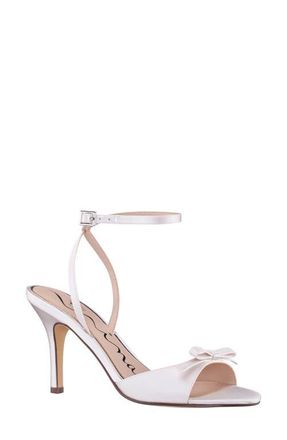 Nina Vicci Ankle Strap Sandal in Ivory at Nordstrom, Size 7.5