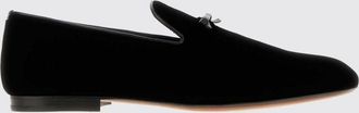 Tom Ford Black Velvet Loafers with Bow and Pointed Toe