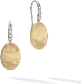 Marco Bicego Siviglia Grande 18K Yellow Gold And Diamond French Hook Earring