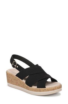 Life Stride Rye Slingback Sandal - Wide Widths Available in Black at Nordstrom Rack, Size 7