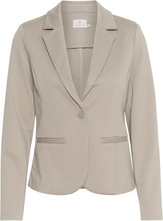 Kaffe Olifantenhuid Blazer Jas - Dames - Blazers - Grijs - XS - Polyester - Jassen