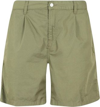Carhartt Work in Progress Albert Bermuda Shorts - Heren - Korte Broeken - Groen - W33 - Katoen - Korte Broeken