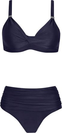 Lygia & Nanny Bikini Marianne con ruches - Blu