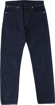 Stone Island Blue Indigo Denim Straight-Leg Cotton Jeans