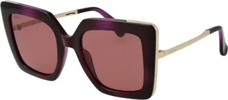 Max Mara Purple Plastic Womens Sunglasses