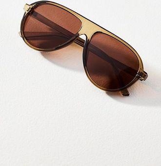 I-SEA I-SEA Curved Aviator Sunglasses