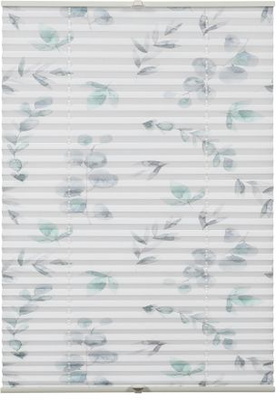 Gardinia Plissee »Concept zum Klemmen Flowers and Plants Zweig« blickdicht ohne Bohren verspannt in der Breite kürzbar