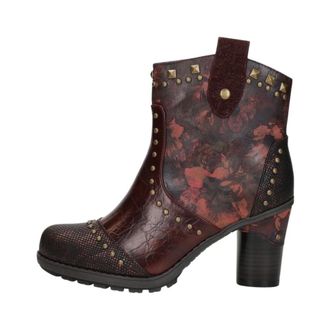 Mustang Schoenen, Dames, Rood, 41 EU, Klassieke Enkellaarsjes