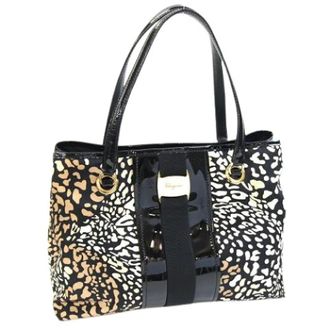 Ferragamo Pre-owned Tote Bag - Dames - Vintage Handtas - Veelkleurig - ONE Size - Leer - Vintage