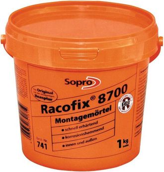 Sopro Mortero De Montaje Racofix 8700 1: 3 (agua / Mortero) Balde De 1 Kg Sopro Por 16)