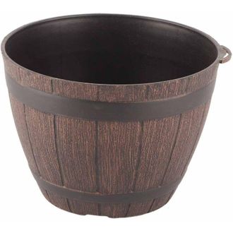 OEM Maceta De Resina Pp Con Imitaci&oacute;n De Madera -crezuo
