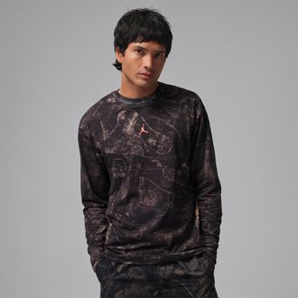 Nike Jordan Mens Jordan Brooklyn Long-Sleeve T-Shirt in Black | IF3046-010
